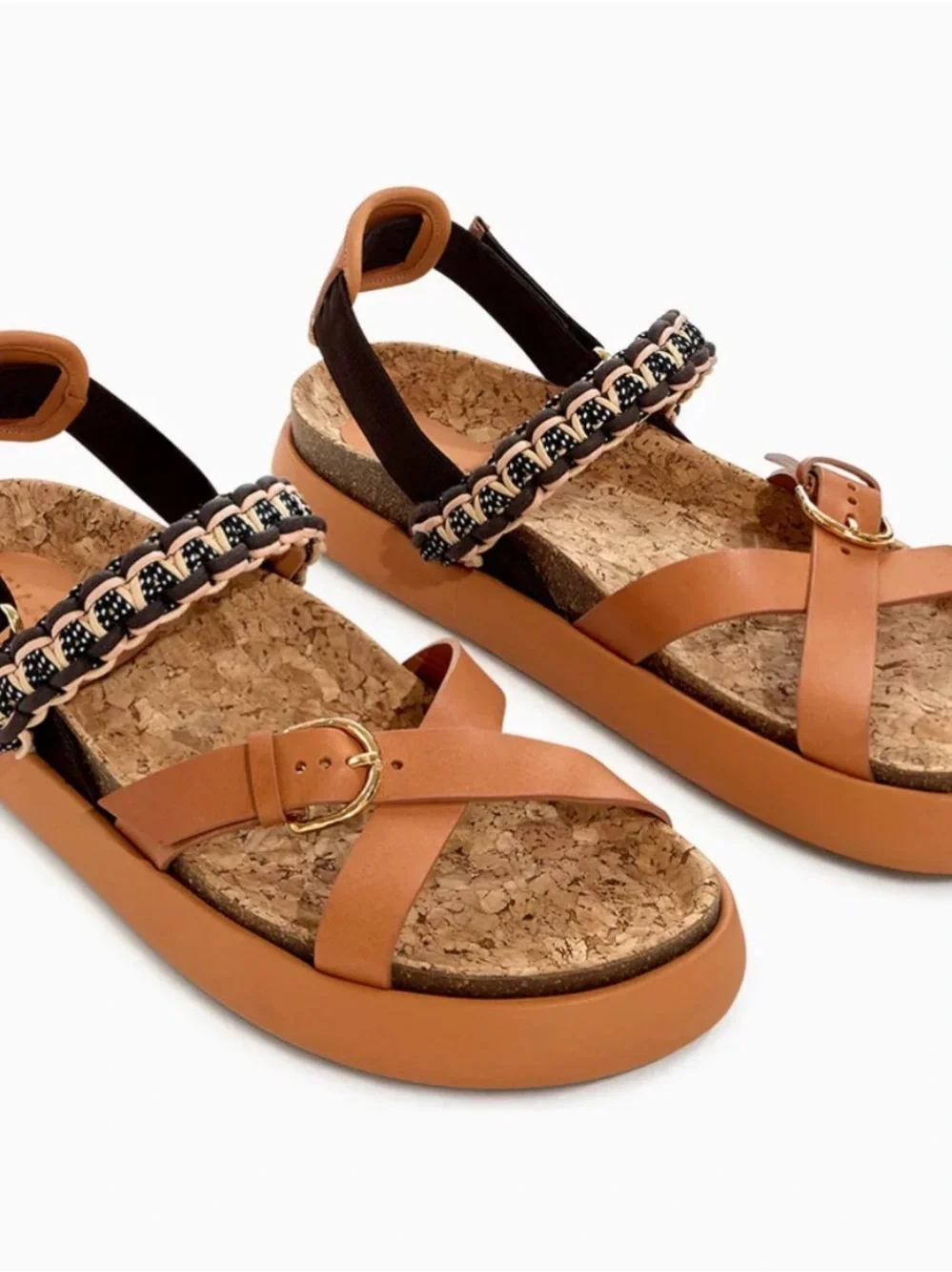Ulla johnson lilou macrame sandal pecan brown - Picture 5 of 6